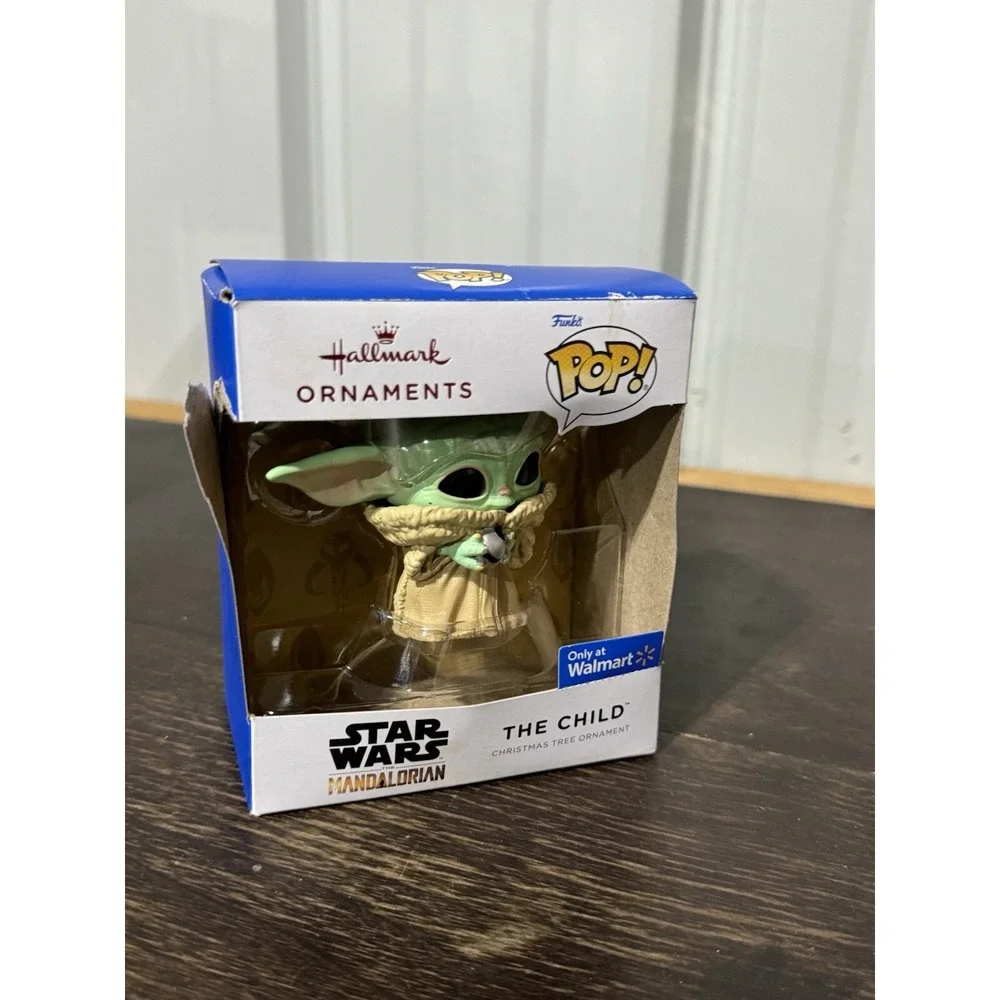 Hallmark 2021‎ Funko Pop Baby Yoda Child Star Wars Walmart Christmas Ornament